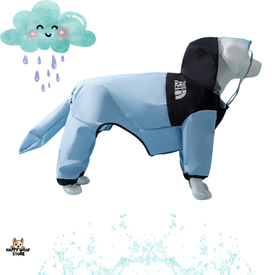 Su Geçirmez Büyük Beden Köpek Yağmurluğu 🌧️🐾