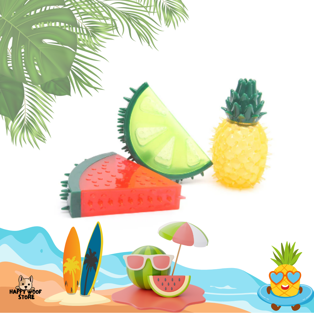 🍉 Köpek Çiğneme Dondurulabilir Oyuncak - Diş Çıkarma ve Serinletici Eğlence 🌬️