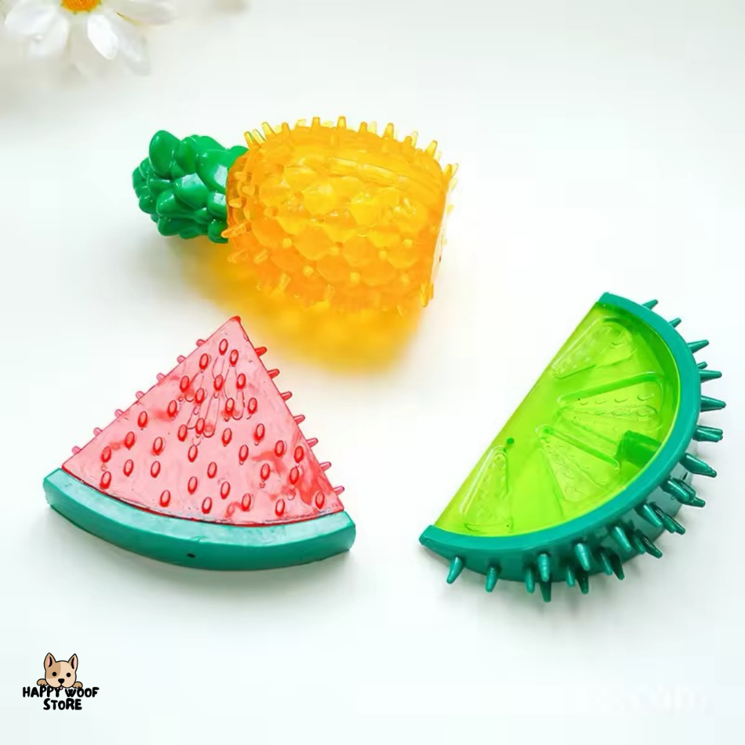 🍉 Köpek Çiğneme Dondurulabilir Oyuncak - Diş Çıkarma ve Serinletici Eğlence 🌬️
