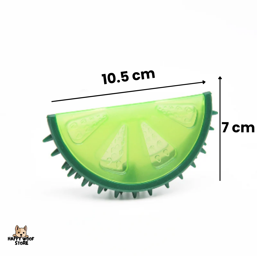 🍉 Köpek Çiğneme Dondurulabilir Oyuncak - Diş Çıkarma ve Serinletici Eğlence 🌬️