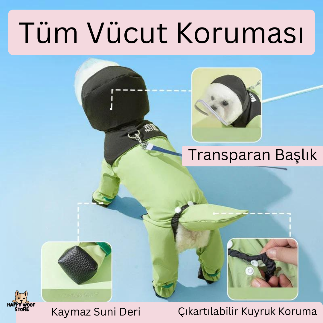 🐾 Su Geçirmez Köpek Yağmurluğu - Kuru ve Mutlu Patiler İçin! ☔️