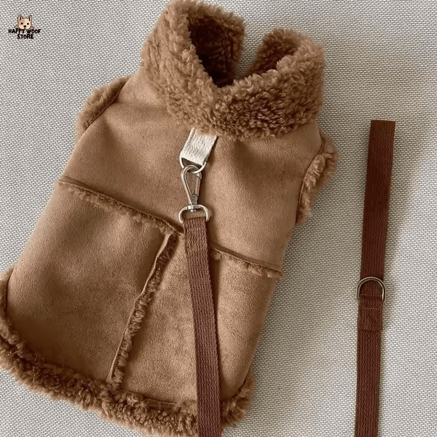 🐾 Süet ve Peluş Evcil Hayvan Montu – Hem Kediler Hem Köpekler İçin! ❄️✨