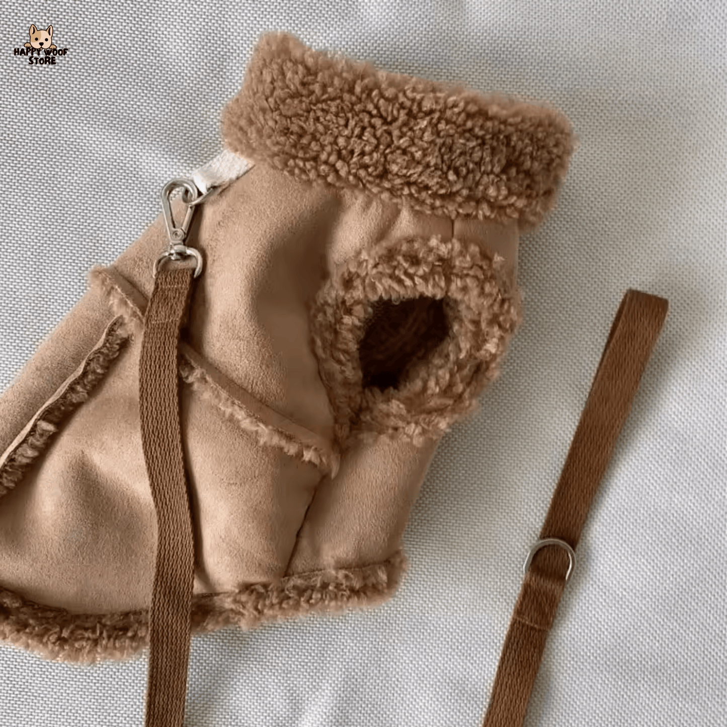 🐾 Süet ve Peluş Evcil Hayvan Montu – Hem Kediler Hem Köpekler İçin! ❄️✨