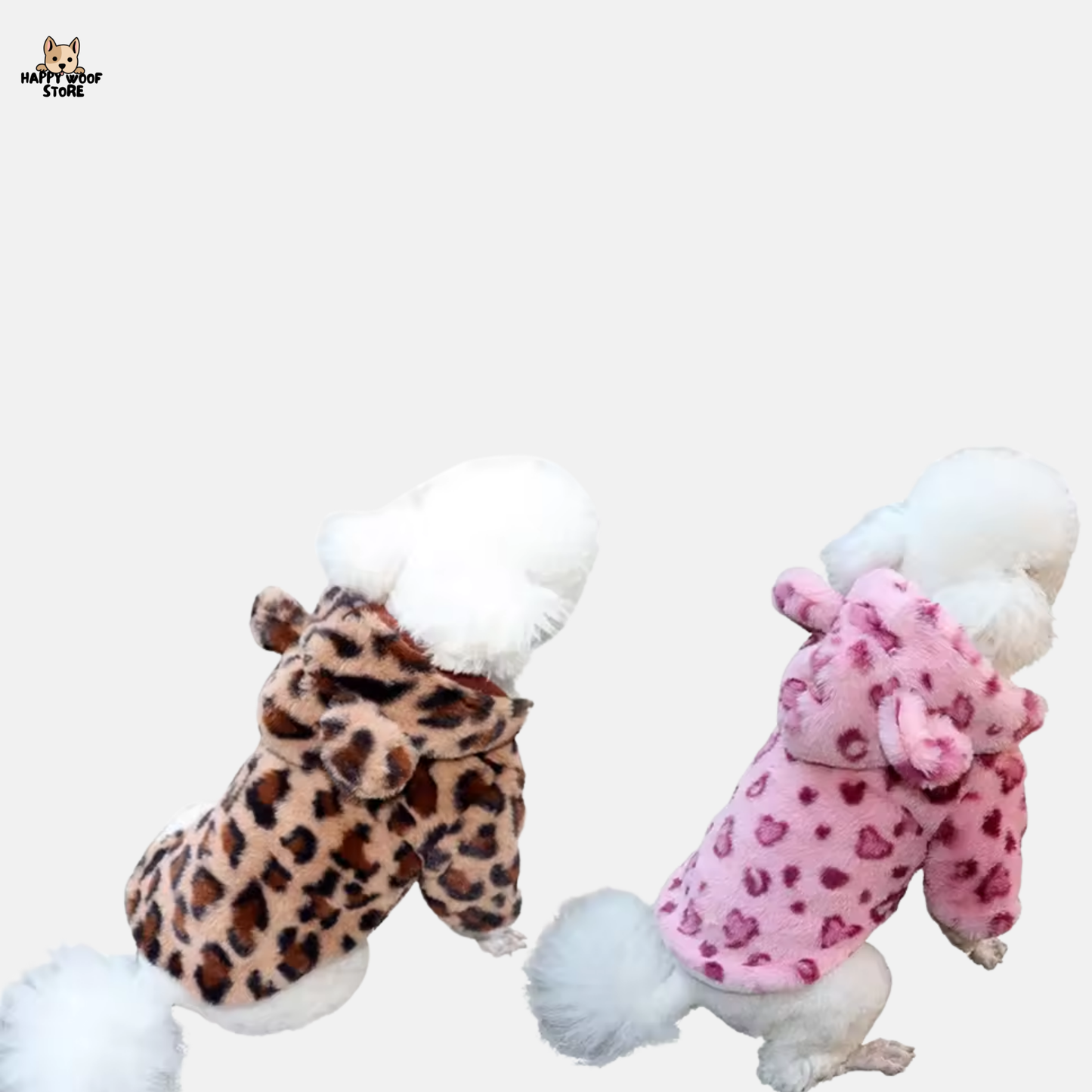 🐾 Leopar Kedi & Köpek Sweatshirt ✨
