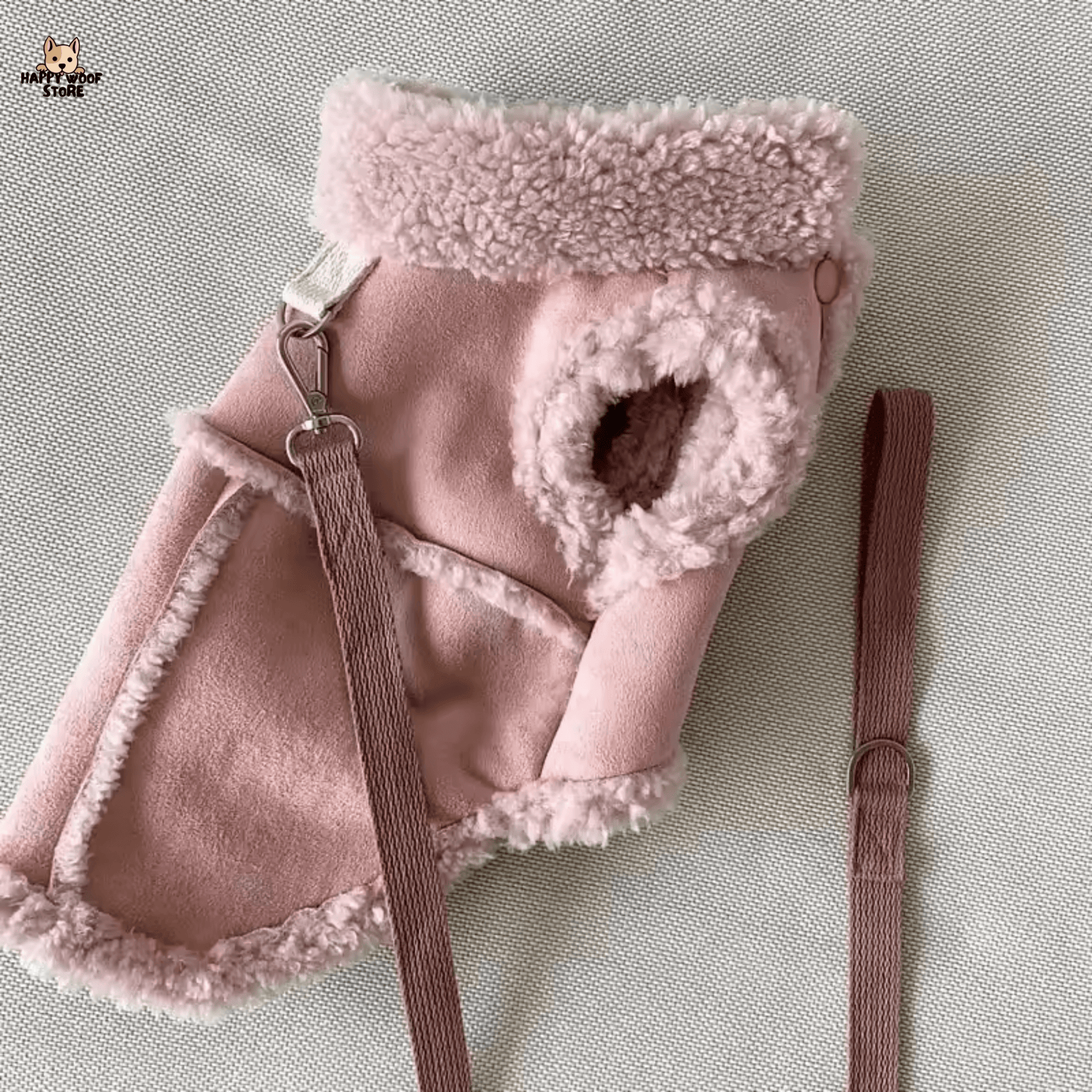 🐾 Süet ve Peluş Evcil Hayvan Montu – Hem Kediler Hem Köpekler İçin! ❄️✨
