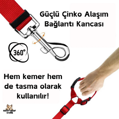 🚗 Araba Koltuk Başına Bağlanan Köpek Güvenlik Kemeri 🌟