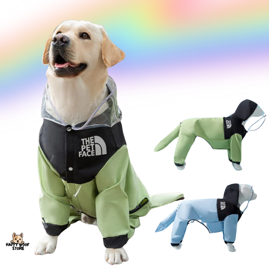 Su Geçirmez Büyük Beden Köpek Yağmurluğu 🌧️🐾