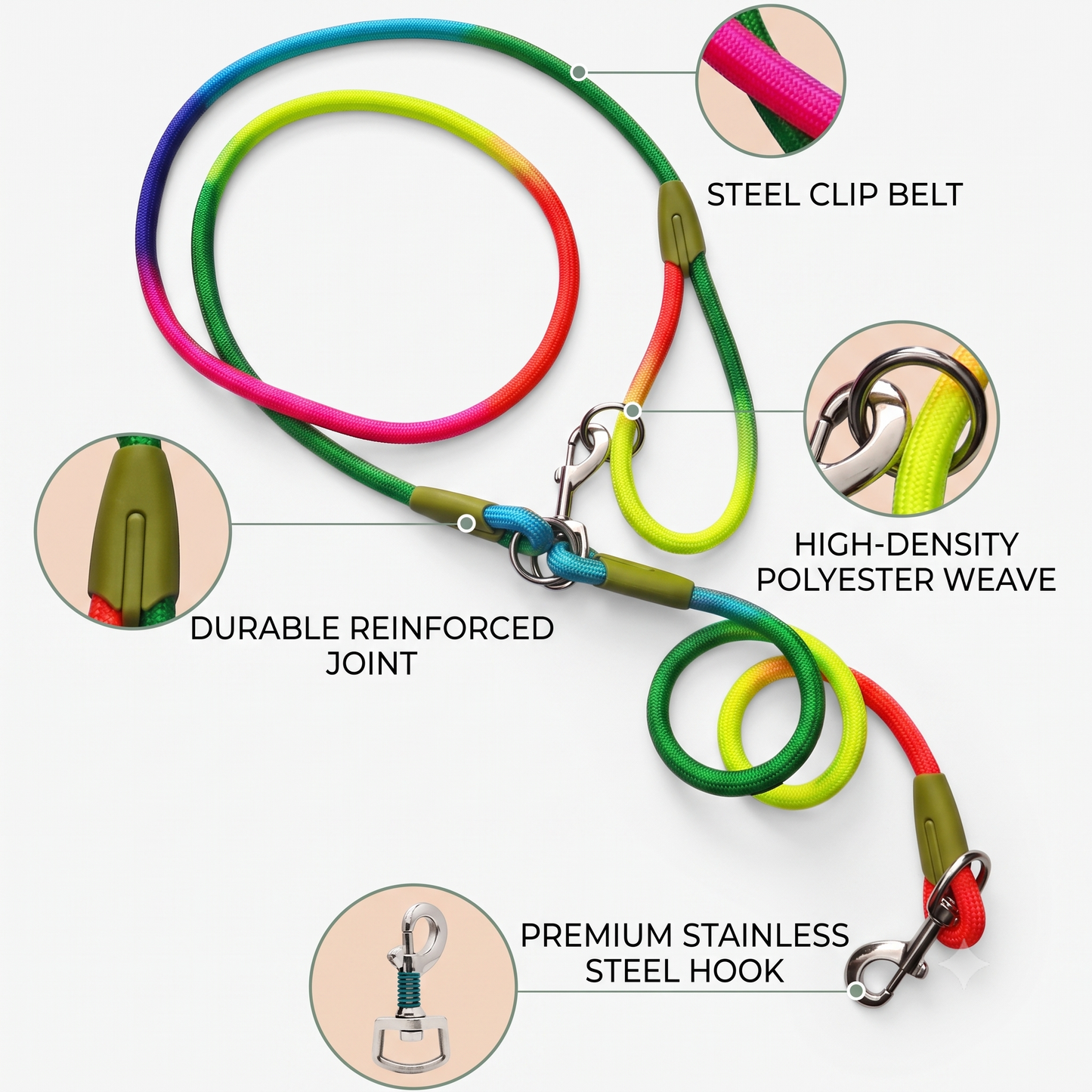 Hands-Free Dog Leash - Comfortable and Safe Walks 🦮😍