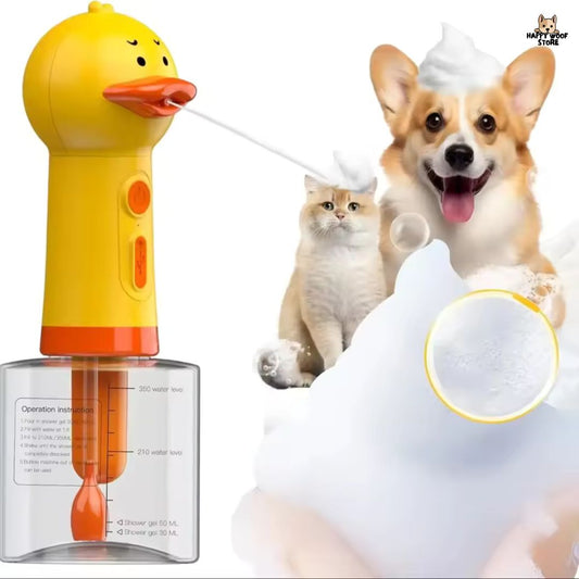 🛁 DuckySpa – Köpüklü Banyo Ördeği ile Evcil Dostunuza SPA Keyfi!