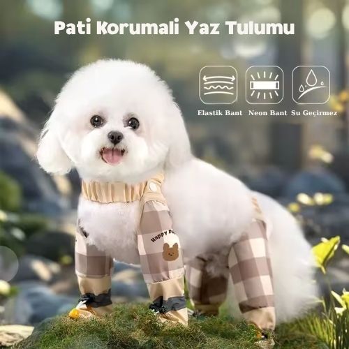 🐾 HappyPaws™ Su Geçirmez Yaz Tulumu
