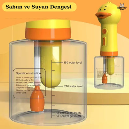 🛁 DuckySpa – Köpüklü Banyo Ördeği ile Evcil Dostunuza SPA Keyfi!
